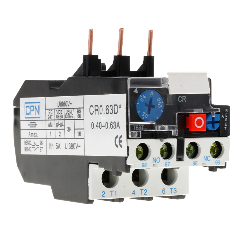 0.63 - 1.00A Overload. for CC3/CC409-32