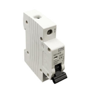 40A, Single Pole, B Curve, 6kA, MCB