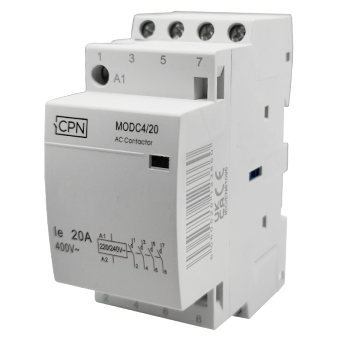 20A, 4 Pole
