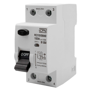 2 Pole Type A 100A, 30mA