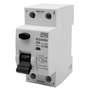 2 Pole Type A 25A, 30mA