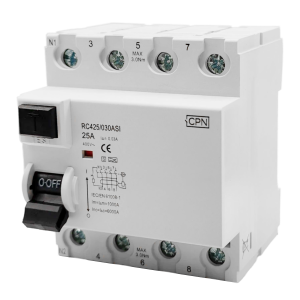 4 Pole Type A 25A, 30mA