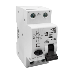 2 Pole, 10A B Curve, Type A, 30mA RCBO
