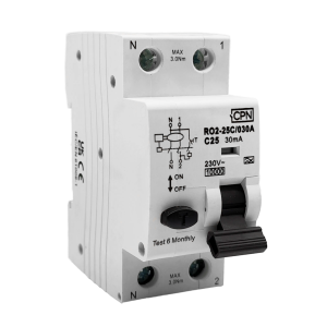 2 Pole, 25A C Curve, Type A, 30mA RCBO