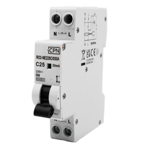 25A, C Curve 6kA, RCBO