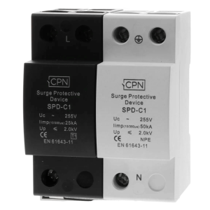 Single Phase, Type 1, Surge Arrester 25kA, 10/350s wave.