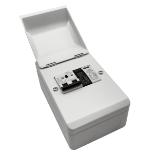 EV Metal Compact Board with 2 Pole Isolator & 16A Type A RCBO