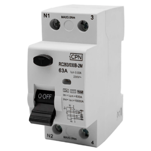 2 Pole, 63A, 30mA, Type B